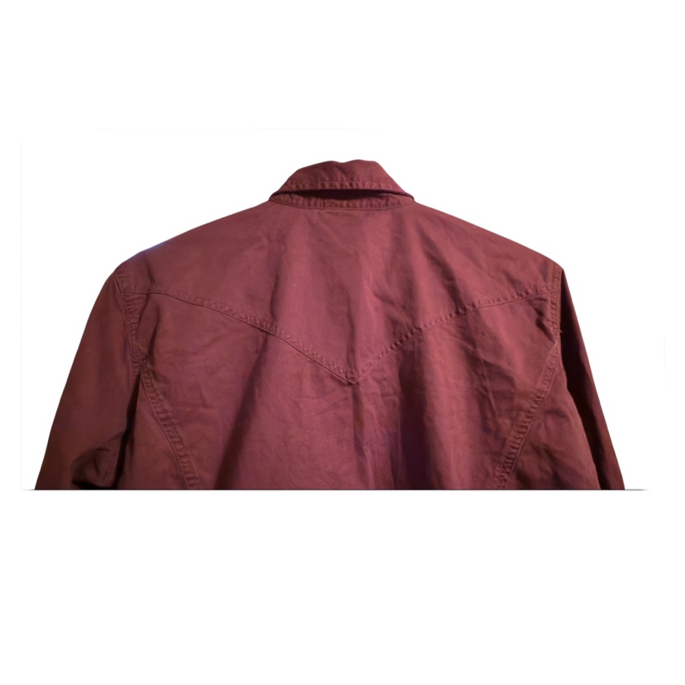 Women's Carhartt Long Sleeve Western Style Shirt with Collared Neckline 10-12/M - Picture 4 of 6